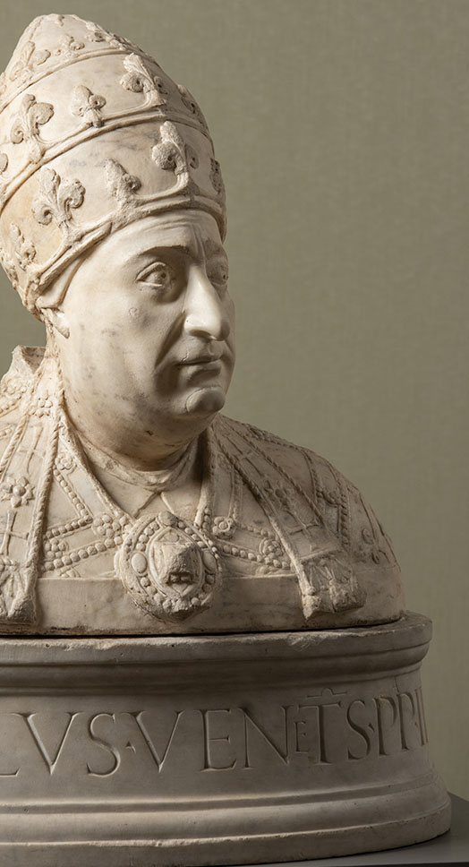 Busto di papa Paolo II Barbo di Mino da Fiesole VIVE